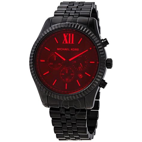 red michael kors watch men's macys|Michael Kors men's watches sale.